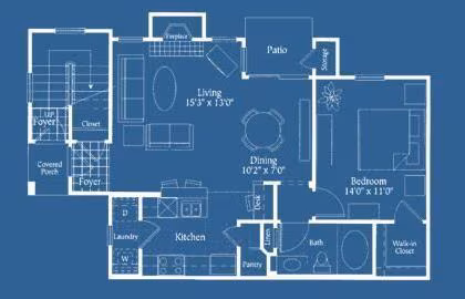 San Antonio 2nd Floor floor plan